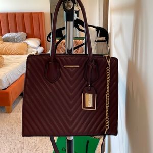 Aldo burgundy purse